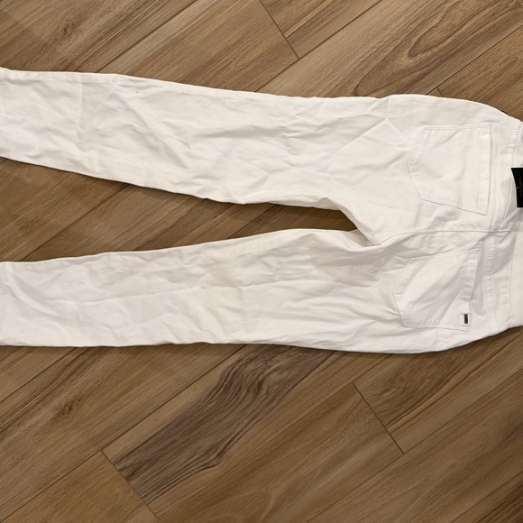 Simply Vera Vera Wang White Cropped Ponte Pants - Picture 4 of 5